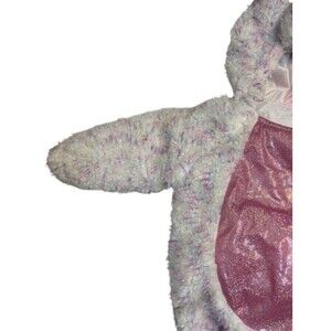 Hyde and Eek Baby Girl Plush Unicorn Costume Pullover Pink White Size 18-24 Mon.